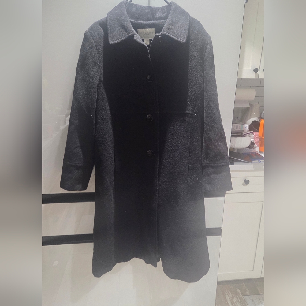 Appleseed Classic Black Women's Coat Size 14p